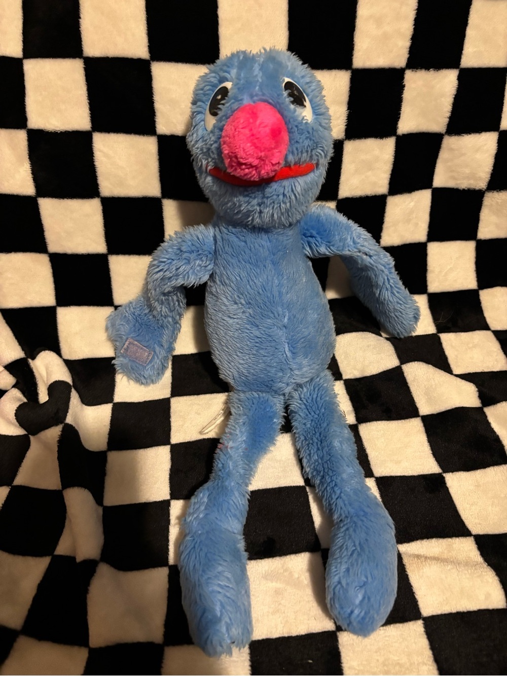 Vintage Sesame Street Grover (small paint stain and tag is frayed)